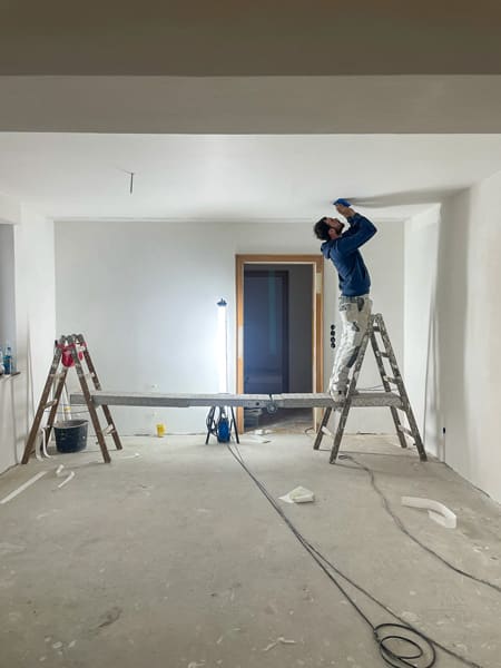 Renovierung in einem Privathaushalt